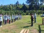 camat Ratim Franky Ngongoloy pantau Kegiatan latihan calon anggota Paskibraka