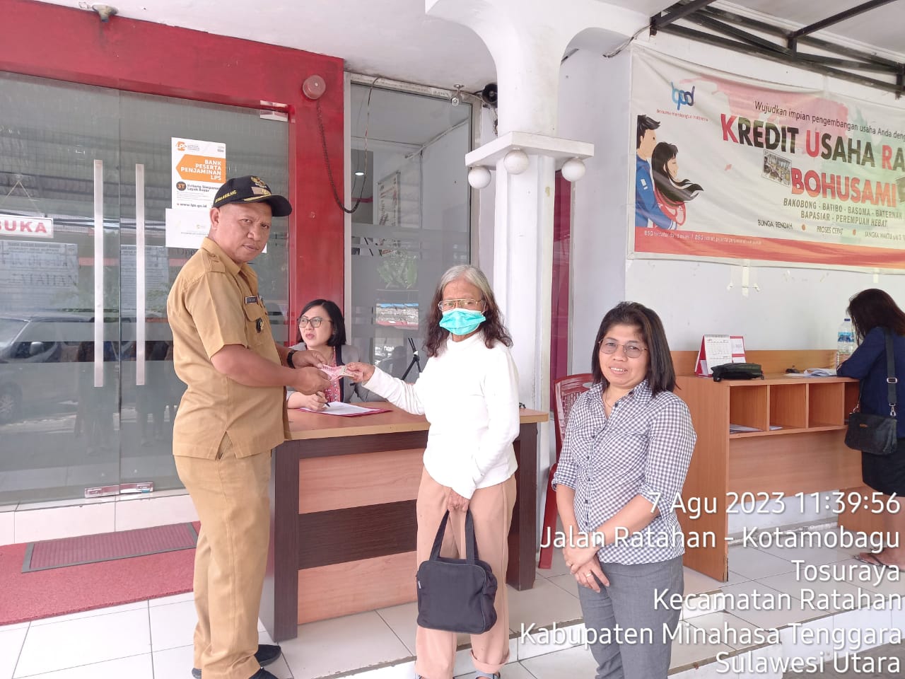 foto penyaluran BLT Desa Pangu dua