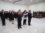 foto pelantikan pejabat pemkab Mitra oleh sekda