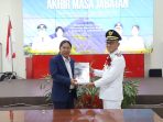 foto seremoni ahir masa jabatan bupati Mitra