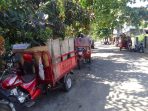 Armada sampah roda tiga di kecamatan Tuminting tidak beroperasi