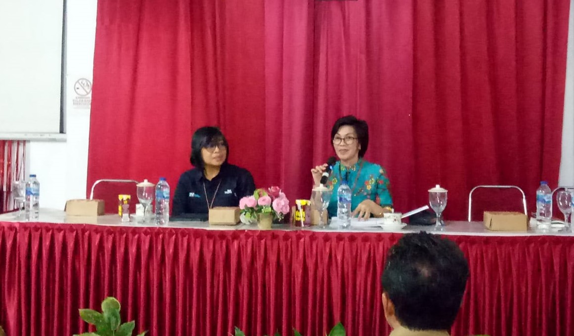foto bank sulut bersama PT taspen saat sosialisasi