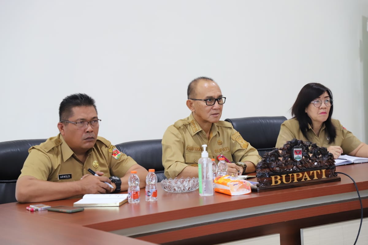 foto sorongan ikut rakor pengendalian inflasi