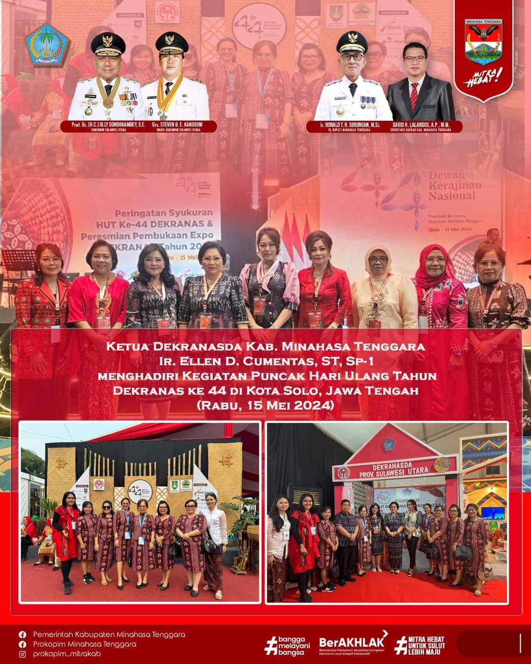 foto ketuaPKK mengikuti kegiatan disolo