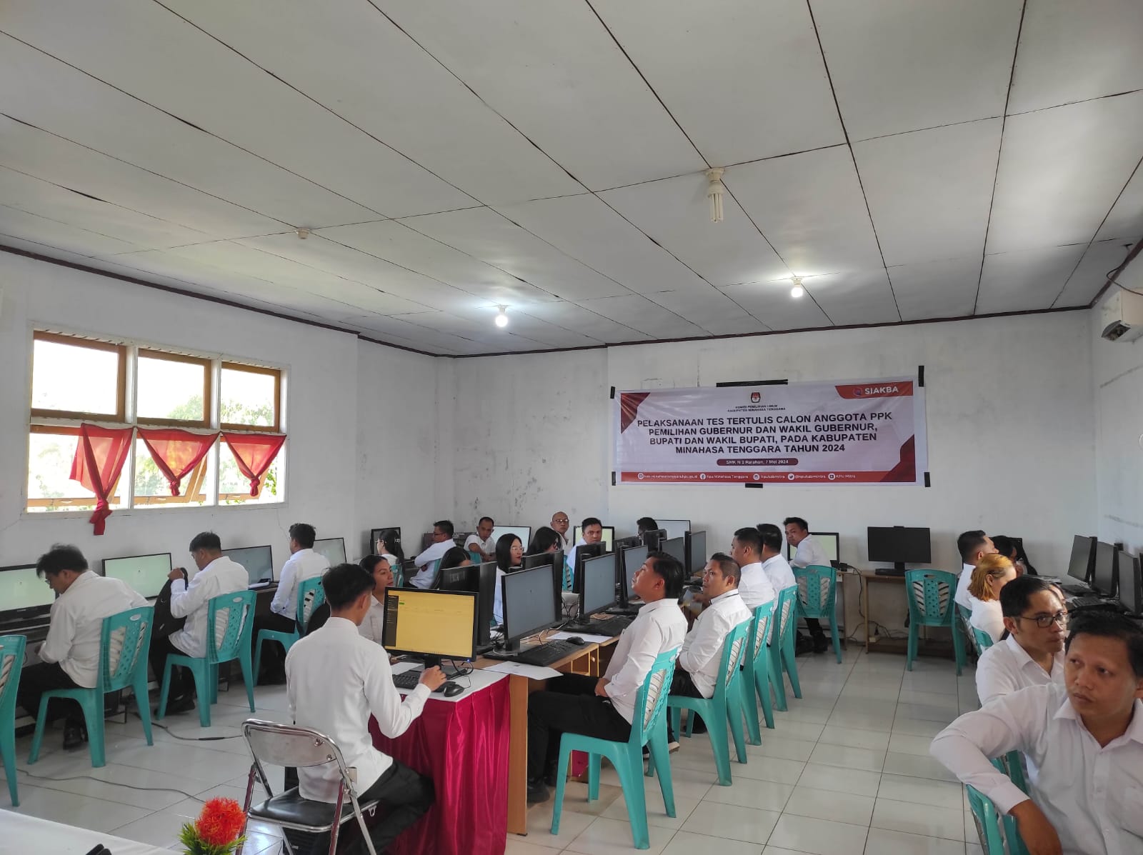 foto tes tertulis PPK Kabupaten Mitra