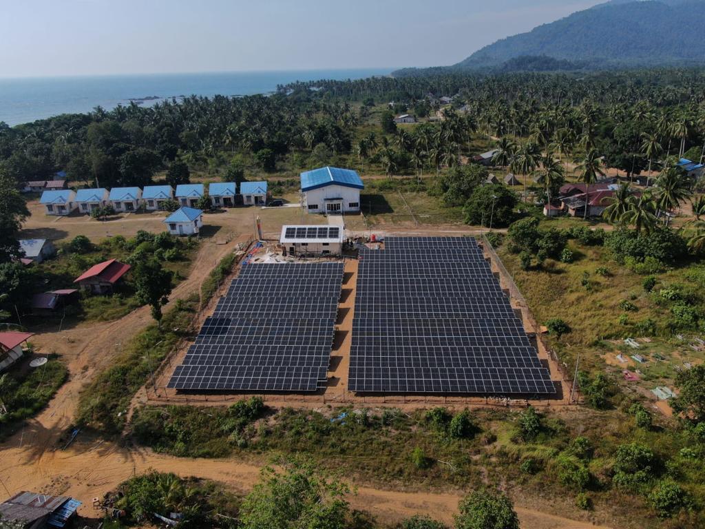 Foto Ilustrasi : PLTS Smart Grid di salah satu kepulauan di Sulawesi Utara juga akan masuk dalam proyek digitalisasi pembangkit di daerah kelistrikan isolated
