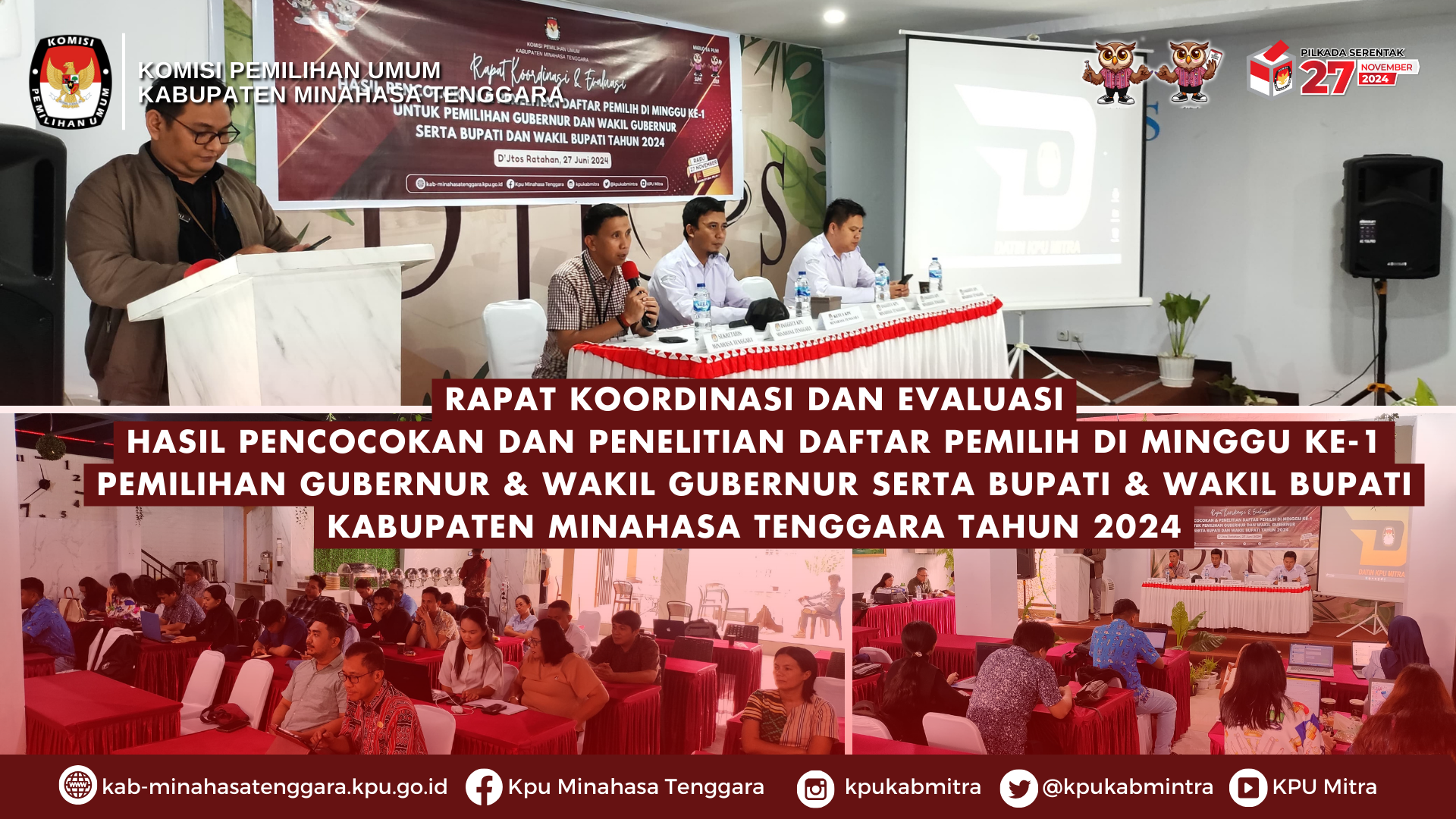 foto KPU mengadakan Rapat