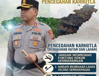 Cegah Kebakaran Hutan Dan Lahan, Ini Himbauan Kapolres Mitra!