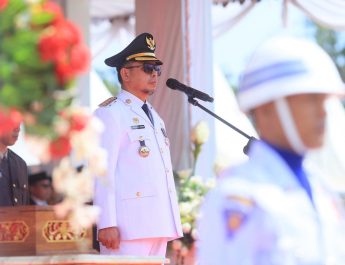 Detik-Detik Sakral Peringatan HUT ke-81 Kemerdekaan RI di Bolaang Mongondow Utara