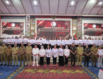 Dihadiri Bupati Sangihe Michael Thungari, Srikandi Jaga Desa Dikukuhkan, Perempuan Sulut Disiapkan Jadi Pengawal Pembangunan Desa