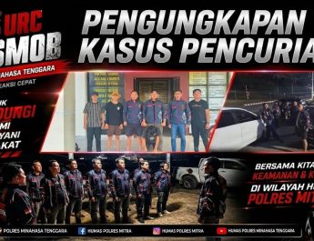 Tim URC Polres Mitra Amankan Seorang Pria Asing Diduga Lakukan Pencurian Di Wilayah Tombatu Timur