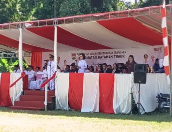 Upacara Detik Detik Proklamasi Di Ratahan Timur Sukses 