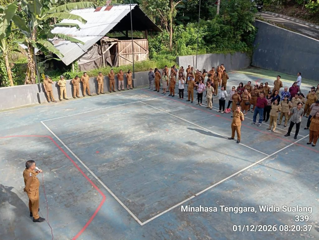 foto apel kerja Pemdes Wioi Dua